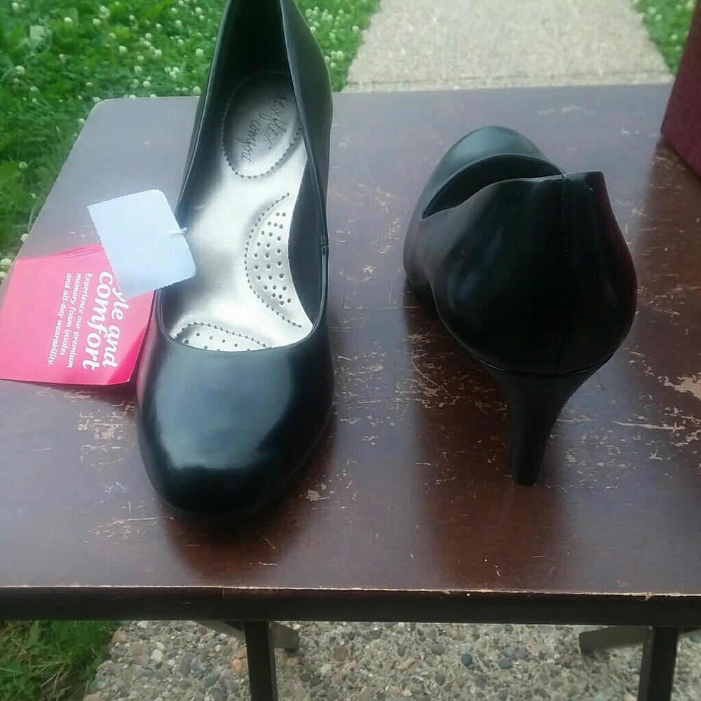Black Memory Foam sexy heels